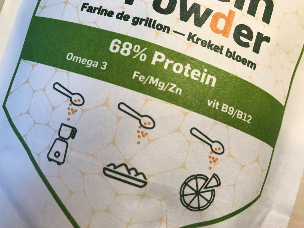 Nouveau produit : La farine de grillon