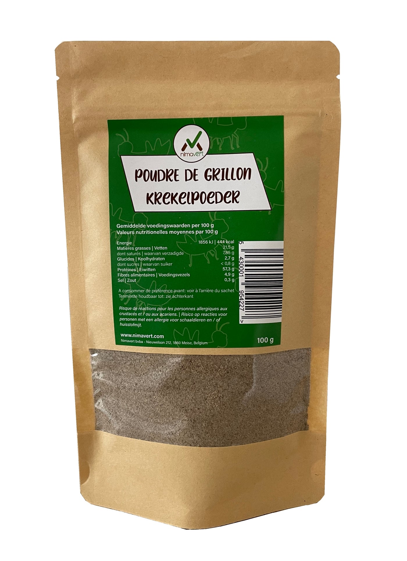 Poudre de grillons (100g)