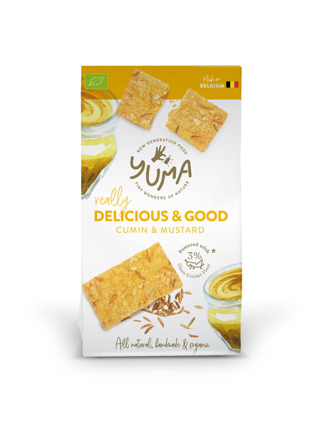 Yuma Crackers - Cumin & Mustard