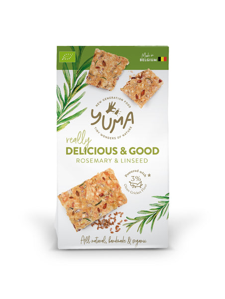 Yuma Crackers - Rosemary & Linseed (90g)